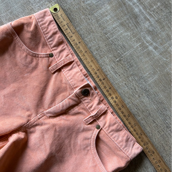 Carve Designs Oahu Shorts 4" Mid Rise Corduroy Frayed Hem Coral 2 EXCELLENT - Picture 5 of 10